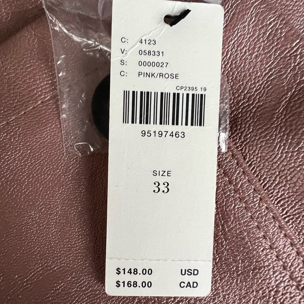 NWT ANTHOPOLOGIE Colette Cropped Wide-Leg Pants by Maeve: Metallic Faux-… - Picture 5 of 7